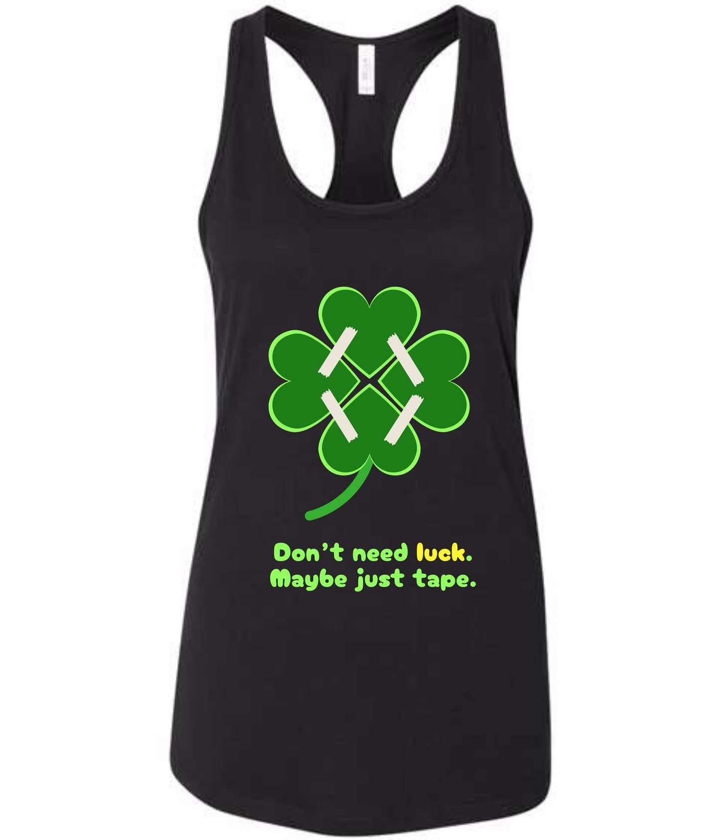 Lucky Tape Racerback Tank Top
