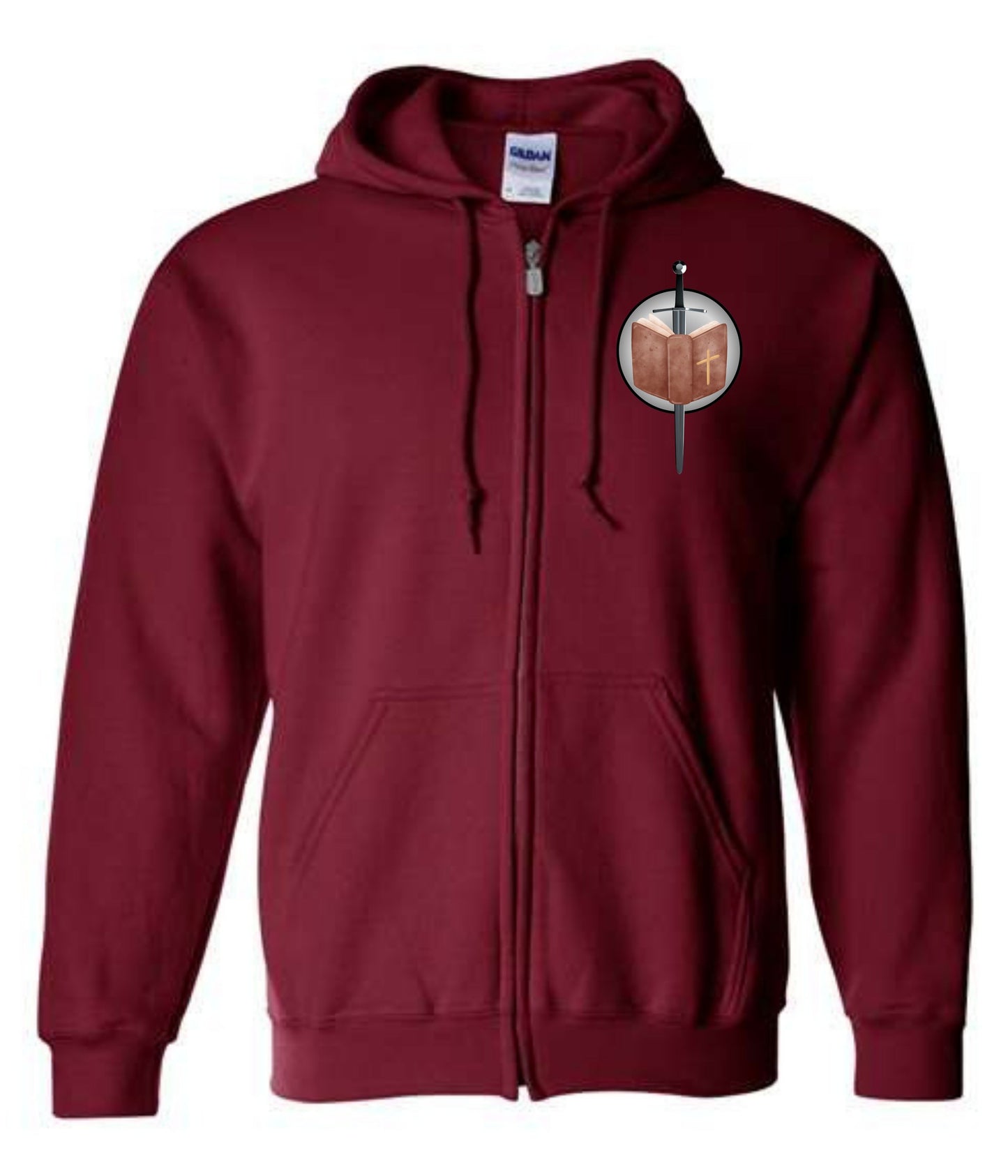 Rusty Sword Zip Hoodie