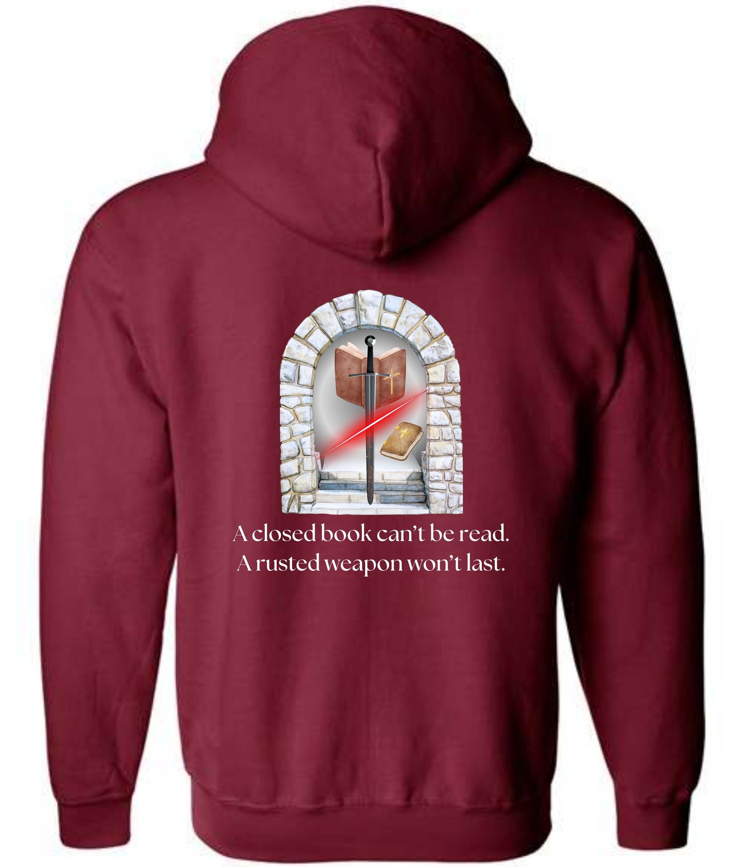 Rusty Sword Zip Hoodie